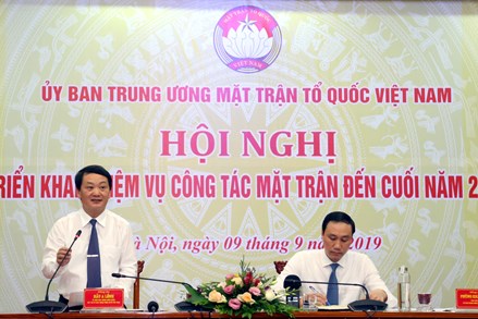 999 đại biểu chính thức tham dự Đại hội đại biểu toàn quốc MTTQ Việt Nam lần thứ IX